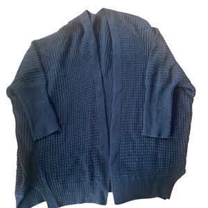 Black Batwing Knit Cardigan